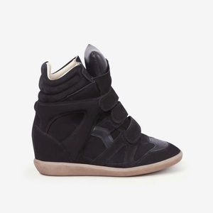 ISABEL MARANT BEKETT LEATHER SNEAKERS - NEW IN BOX